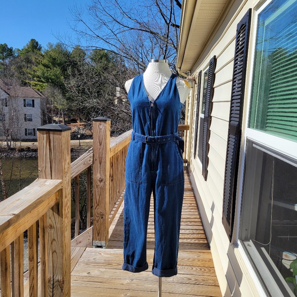 Rachel Comey  - Denim Jumpsuit - Picture 3 of 9